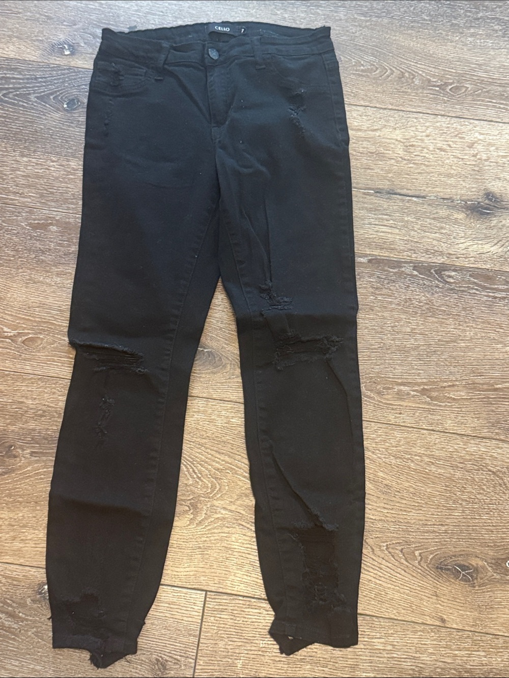 Cello black skinny jeans 7